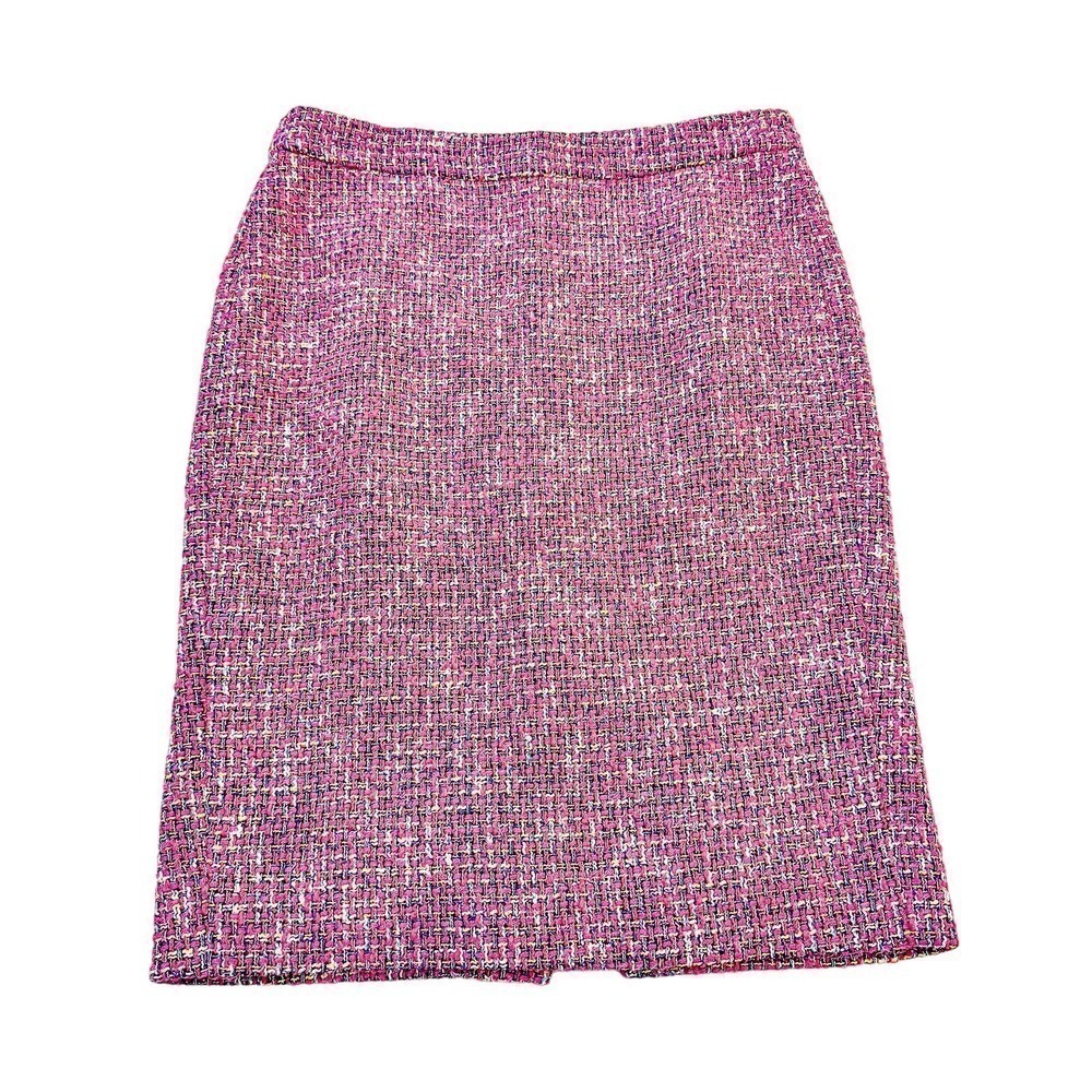 J. Crew Woven Knit Pencil Skirt Italian Fabrics Size 4